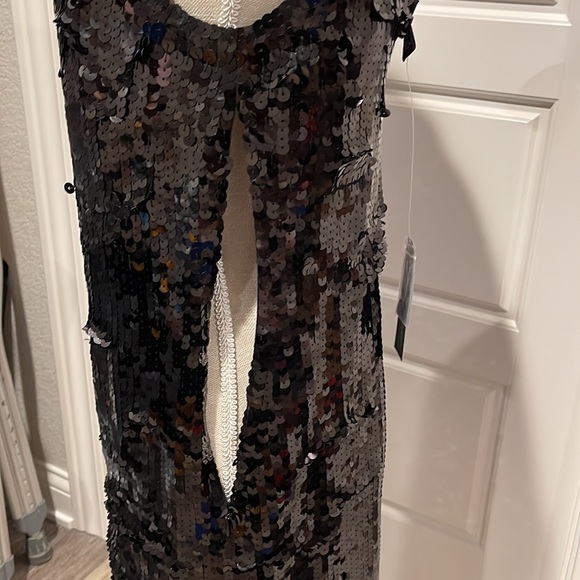 Shift flapper cocktail dress sequins NYE New Year’s Eve - Picture 6 of 7